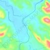 Mappa topografica Inalig, altitudine, rilievo