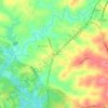 Mappa topografica Winesap, altitudine, rilievo