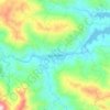 Mappa topografica San Rafael, altitudine, rilievo