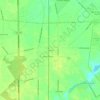 Mappa topografica Lincoln, altitudine, rilievo