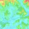 Mappa topografica Grm, altitudine, rilievo