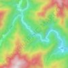Mappa topografica 一里坪, altitudine, rilievo