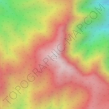Mappa topografica Mount Palanan, altitudine, rilievo