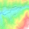 Mappa topografica Cumbilla, altitudine, rilievo