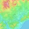 Mappa topografica Sabadell, altitudine, rilievo