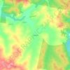 Mappa topografica Curipidén, altitudine, rilievo