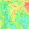 Mappa topografica Upper Cudworth, altitudine, rilievo