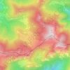 Mappa topografica Tremalzo, altitudine, rilievo