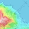 Mappa topografica Notre Dame d'Afrique, altitudine, rilievo