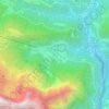 Mappa topografica Colere, altitudine, rilievo