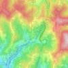 Mappa topografica Chiesa Giovi, altitudine, rilievo