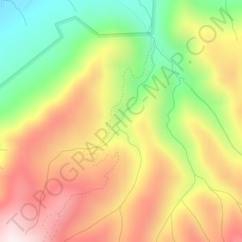 Mappa topografica Margarette Falls, altitudine, rilievo