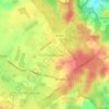 Mappa topografica Cranbourne, altitudine, rilievo