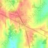 Mappa topografica McGonigle, altitudine, rilievo