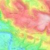 Mappa topografica Le Corps du Sel, altitudine, rilievo