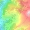 Mappa topografica Artaz, altitudine, rilievo