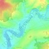 Mappa topografica La Sauzaie, altitudine, rilievo