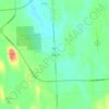 Mappa topografica Westbury, altitudine, rilievo