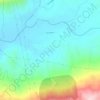 Mappa topografica Pajonal, altitudine, rilievo