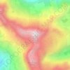 Mappa topografica Grand Pinier ou Pic Brun, altitudine, rilievo