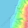 Mappa topografica Honokowai, altitudine, rilievo