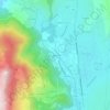 Mappa topografica Les Moutières, altitudine, rilievo