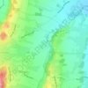 Mappa topografica Touqué, altitudine, rilievo