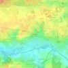 Mappa topografica Les Colonies, altitudine, rilievo