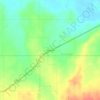 Mappa topografica Hennepin, altitudine, rilievo