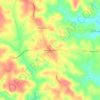 Mappa topografica Pleasant Grove, altitudine, rilievo