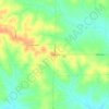 Mappa topografica Petersburg, altitudine, rilievo