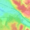 Mappa topografica Marnaval, altitudine, rilievo