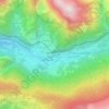 Mappa topografica Dalaas, altitudine, rilievo