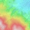 Mappa topografica La Fressinie, altitudine, rilievo