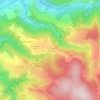 Mappa topografica Le Guizay, altitudine, rilievo