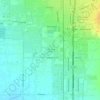 Mappa topografica South Santa Rosa, altitudine, rilievo