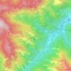 Mappa topografica Ponte Nuovo, altitudine, rilievo