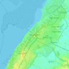 Mappa topografica Southport, altitudine, rilievo
