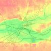 Mappa topografica Logansport, altitudine, rilievo