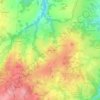 Mappa topografica Villeneuve, altitudine, rilievo