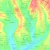 Mappa topografica Le Petit Aunay, altitudine, rilievo