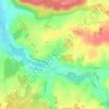 Mappa topografica Limosin, altitudine, rilievo
