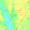 Mappa topografica Laurin Lake, altitudine, rilievo