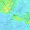 Mappa topografica Steenwijk, altitudine, rilievo