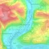 Mappa topografica Obereisenheim, altitudine, rilievo