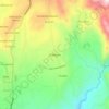 Mappa topografica Ibilligagua, altitudine, rilievo