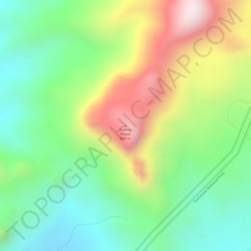 Mappa topografica Sydney Heads, altitudine, rilievo