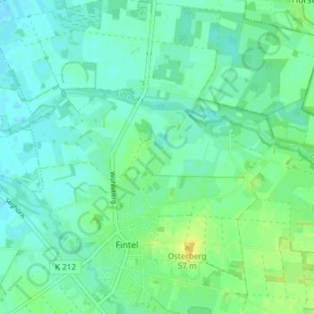 Mappa topografica Haxloh, altitudine, rilievo