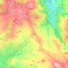 Mappa topografica Les Alets, altitudine, rilievo