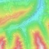 Mappa topografica Val di Mezzo, altitudine, rilievo